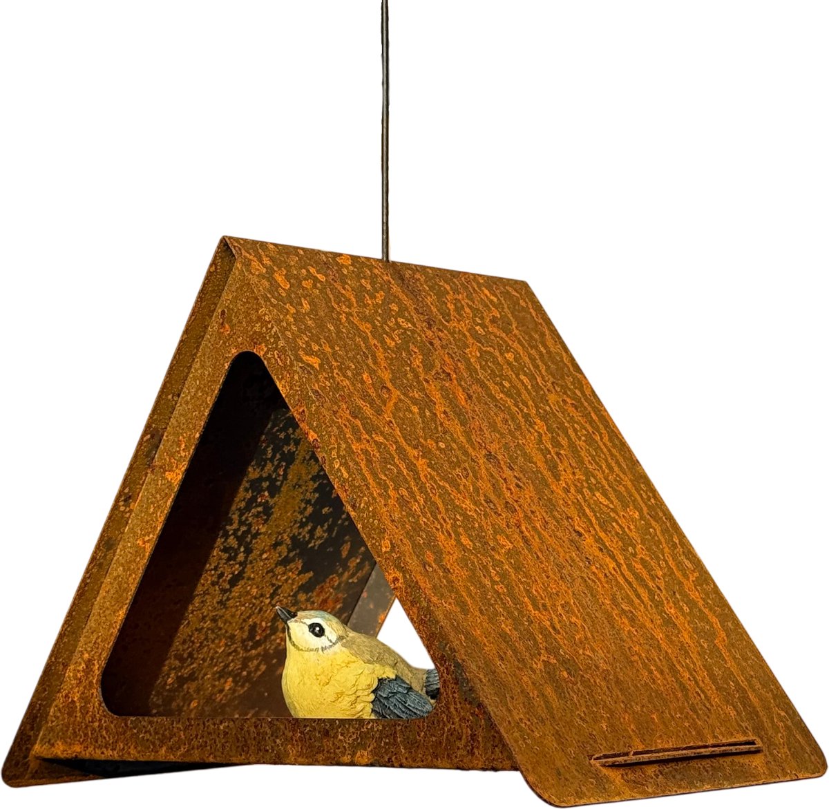 Vogelvoederhuis BETA - CORTENSTAAL - Hangmodel