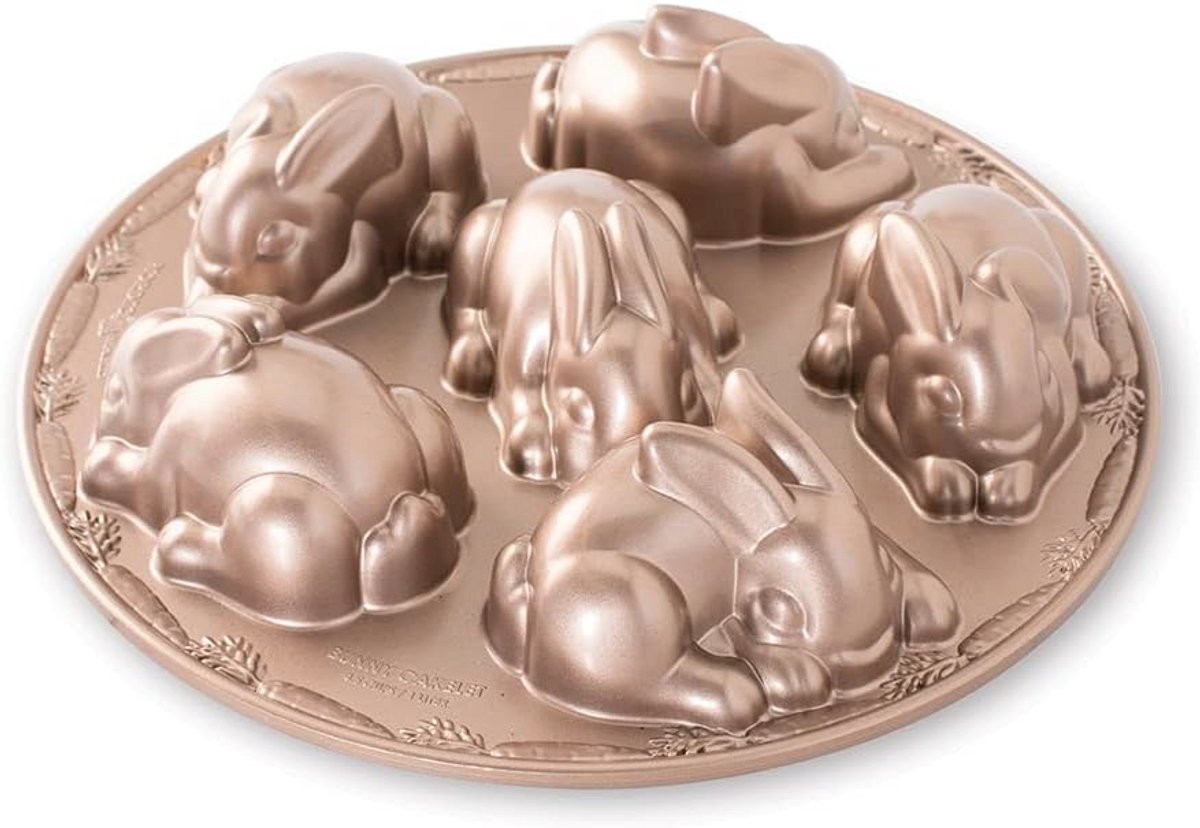 Aluminium Cakevorm 7,6 x 30,5 x 30,5 cm - Bruin