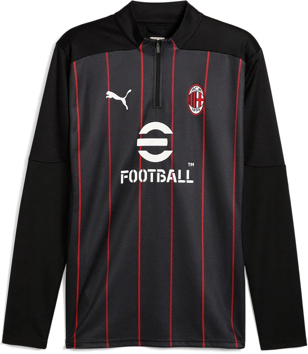 Puma Ac Milan 24/25 Voor De Wedstrijd T-shirt Met Lange Mouwen Rood L Man