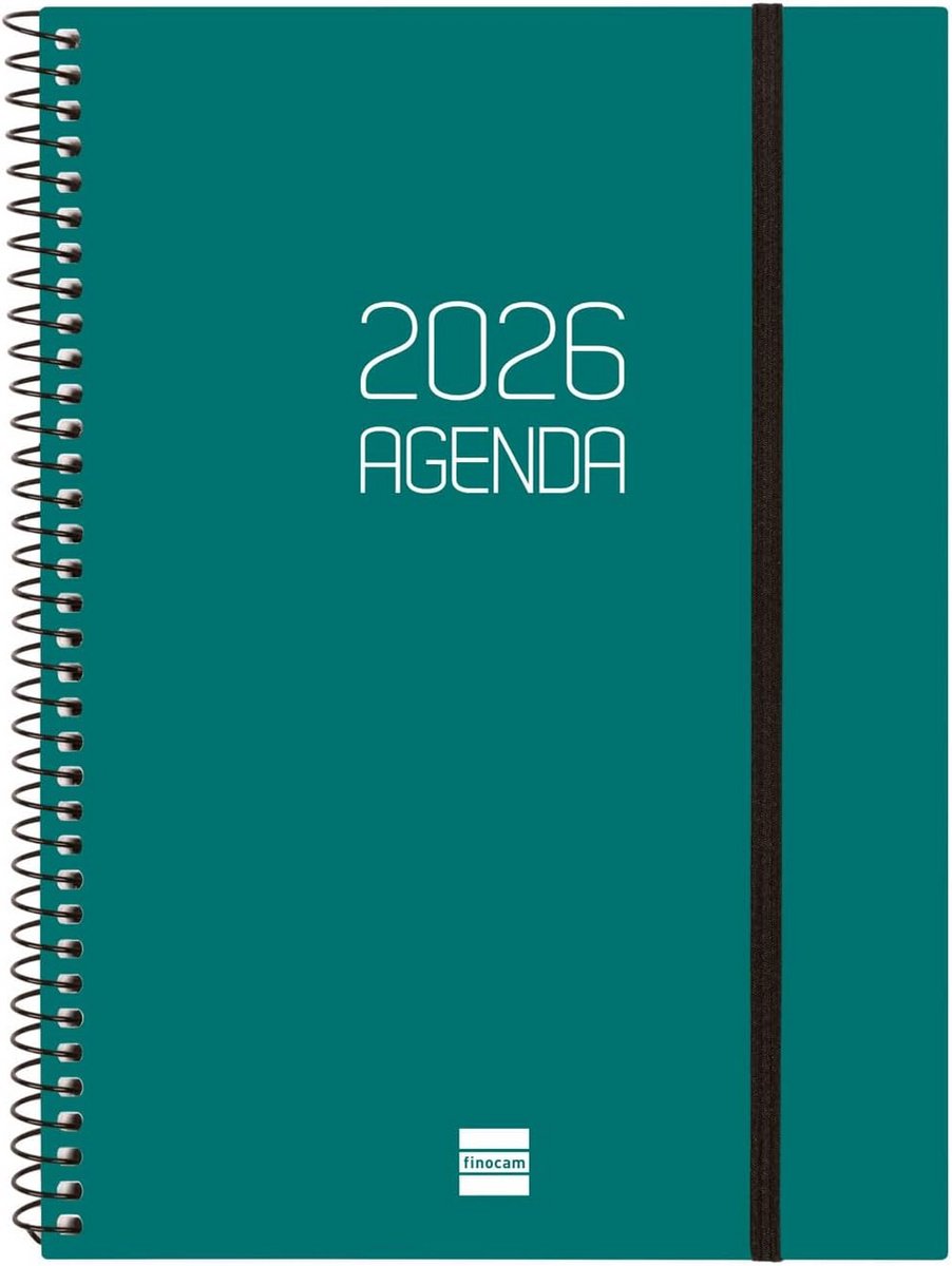 Weekplanner 2026 met Notitieboek - Jaarplanner & Agenda - A5 Formaat - Bourgogne