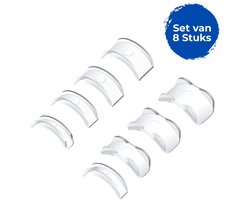 Fako Bijoux - Ringverkleiner Set Halfrond - TPU - Ring Verkleiner - 8 Verschillende Maten - Transparant