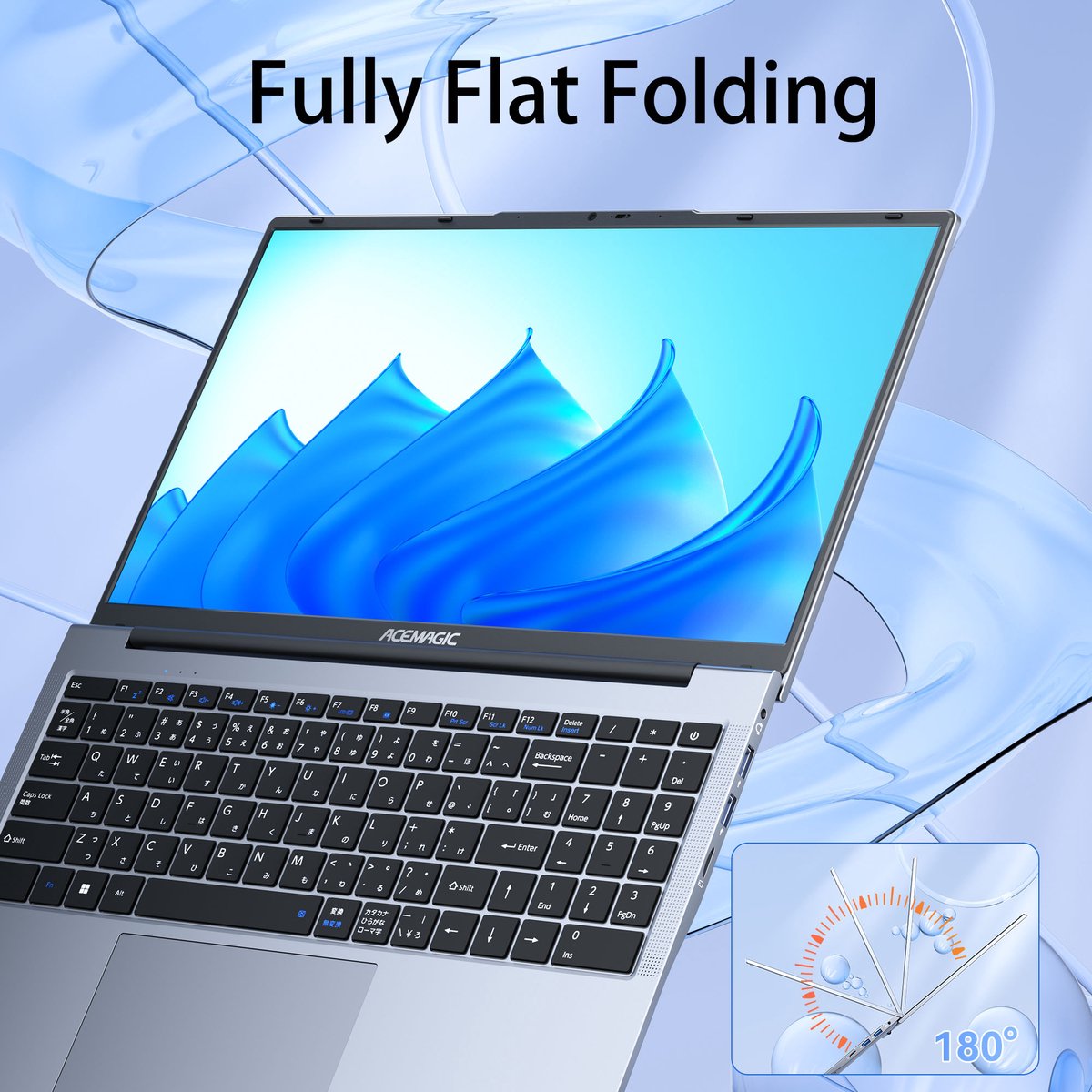 Acemagic LX15PRO Laptop | 15.6" FHD IPS Display | AMD Ryzen 3 4300U | AMD Radeon Graphics | 16GB DDR4 | 512 SSD | Wi-Fi 5 | Windows 11Pro — afbeelding 6