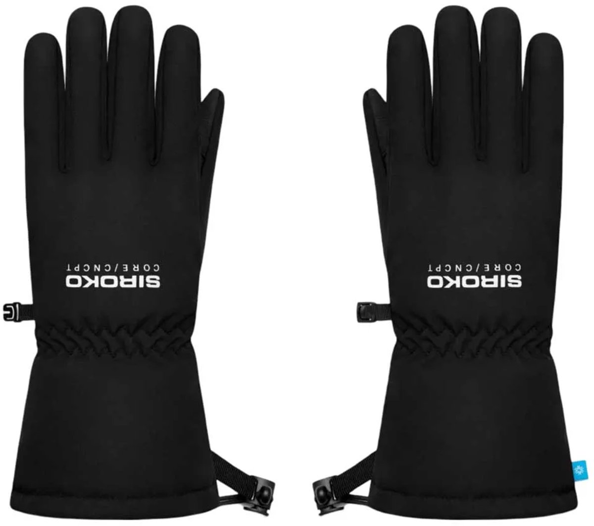 Siroko Core Rigi Handschoenen Man Vrouw Zwart