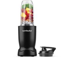 Nutribullet Turbo - Blender - Smoothie Maker - Powerblender - Krachtige 1000 Watt Motor - Incl. To Go Deksel en 700 ml Drinkbeker - Zwart