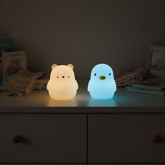 Alecto Nachtlampje Kinderen - Oplaadbare LED Nachtlamp - Beertje - BC140BEAR van Merkloos — afbeelding 4