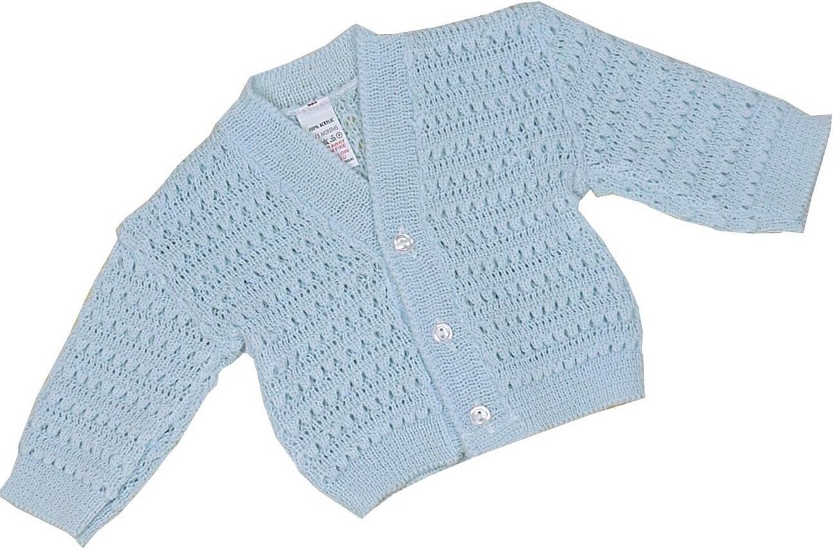 Zacht Gebreid Kanten Baby Vest voor Pasgeborenen - 0-9 Mnd