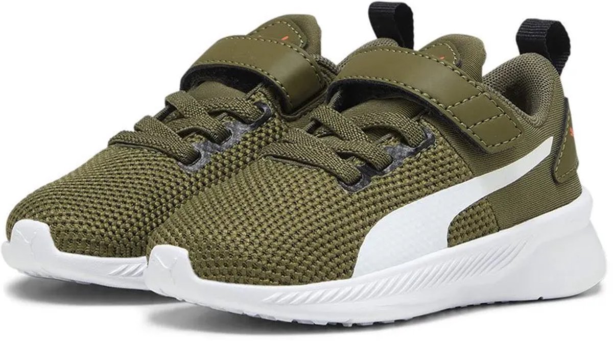 Olive Drab / Puma White / Hot Heat