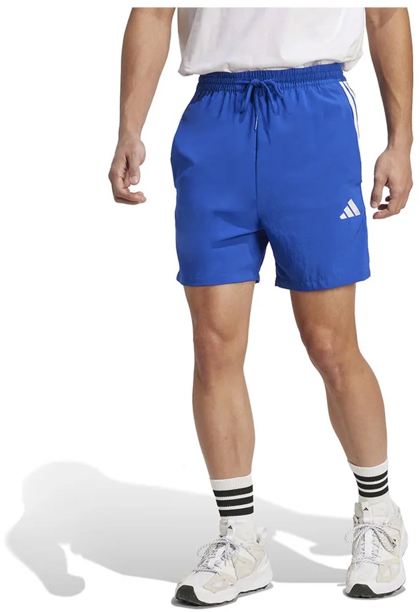 Adidas Essentials 3 Stripes Chelsea Korte Broek XL Regular Man Blauw