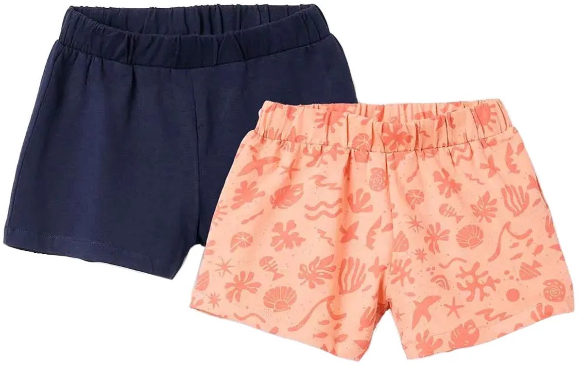 Zippy 3107115302 Korte Broek 2 Eenheden Oranje,Blauw 6-9 Months Meisje