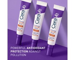 3 x CeraVe Skin Renewing Met 10% Pure Vitamin C, Essentiele Ceramiden, Hyaluronzuur en Vitamine B5
