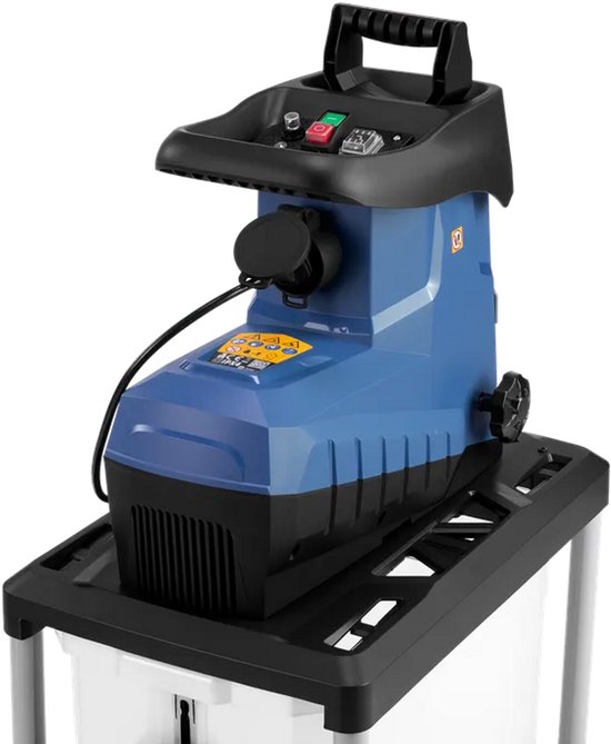 Stille Elektrische Hakselaar 2800W - Tuinhakselaar / Houtversnipperaar voor 45 mm Takken van Powerplus — afbeelding 3