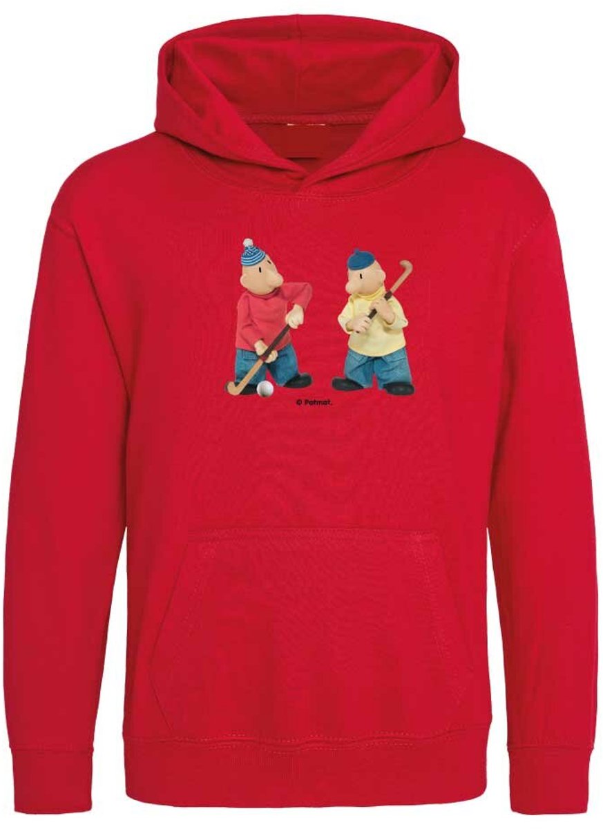 Hingly Hooded sweater Buurman & Buurman Hockey Rood 140
