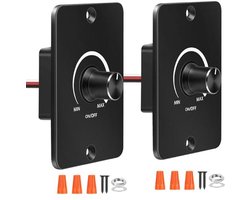 PWM LED Dimmer 12V voor RV, Boot, Camper en Vrachtwagen - 2 Stuks