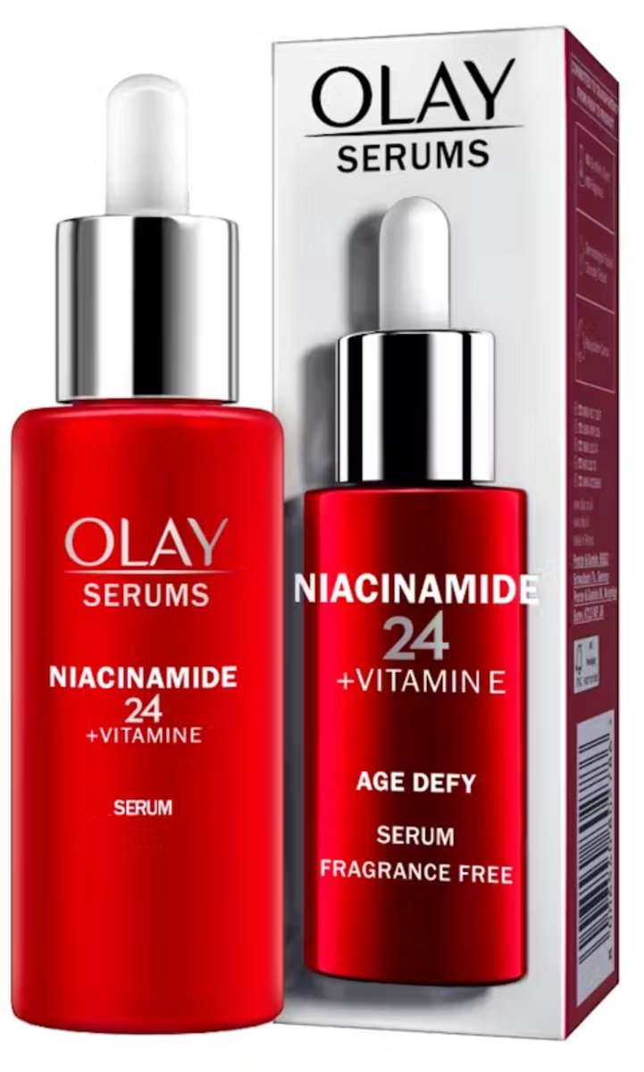 Olay Niacinamide Dagelijkse Gezichtsserum Anti-Age Verjongend Hydraterend met Niacinamide&Glycerine 50ml