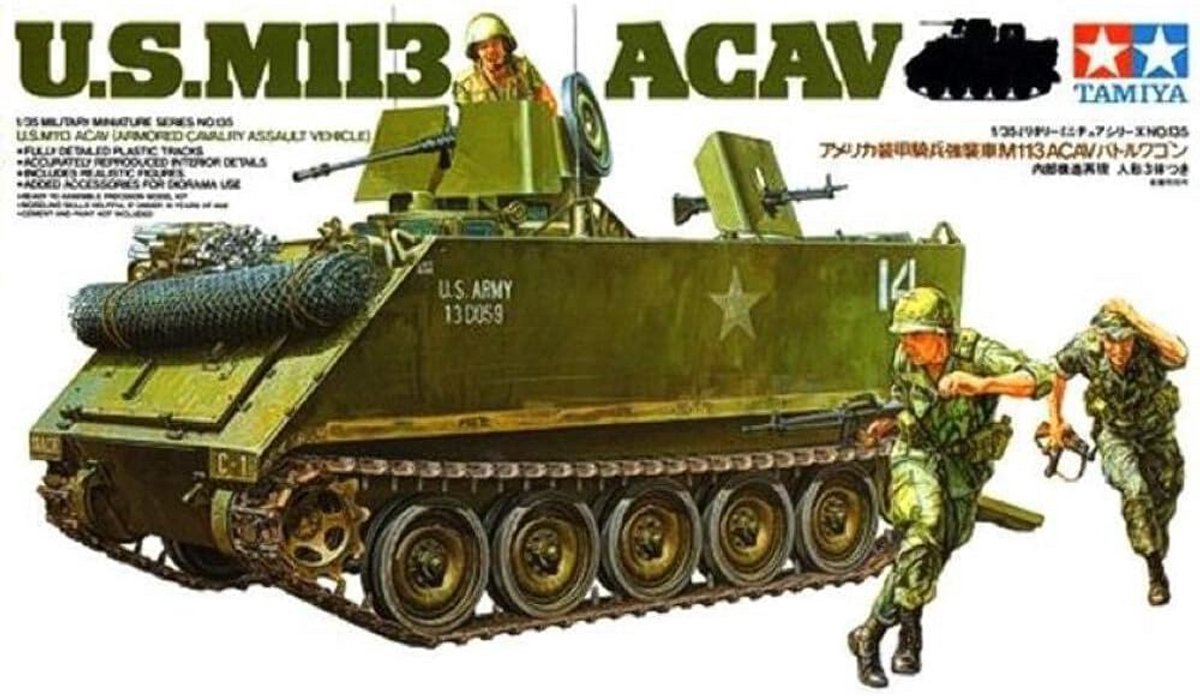 US M113 ACAV Stormaanval - 1:35 Modelbouwset