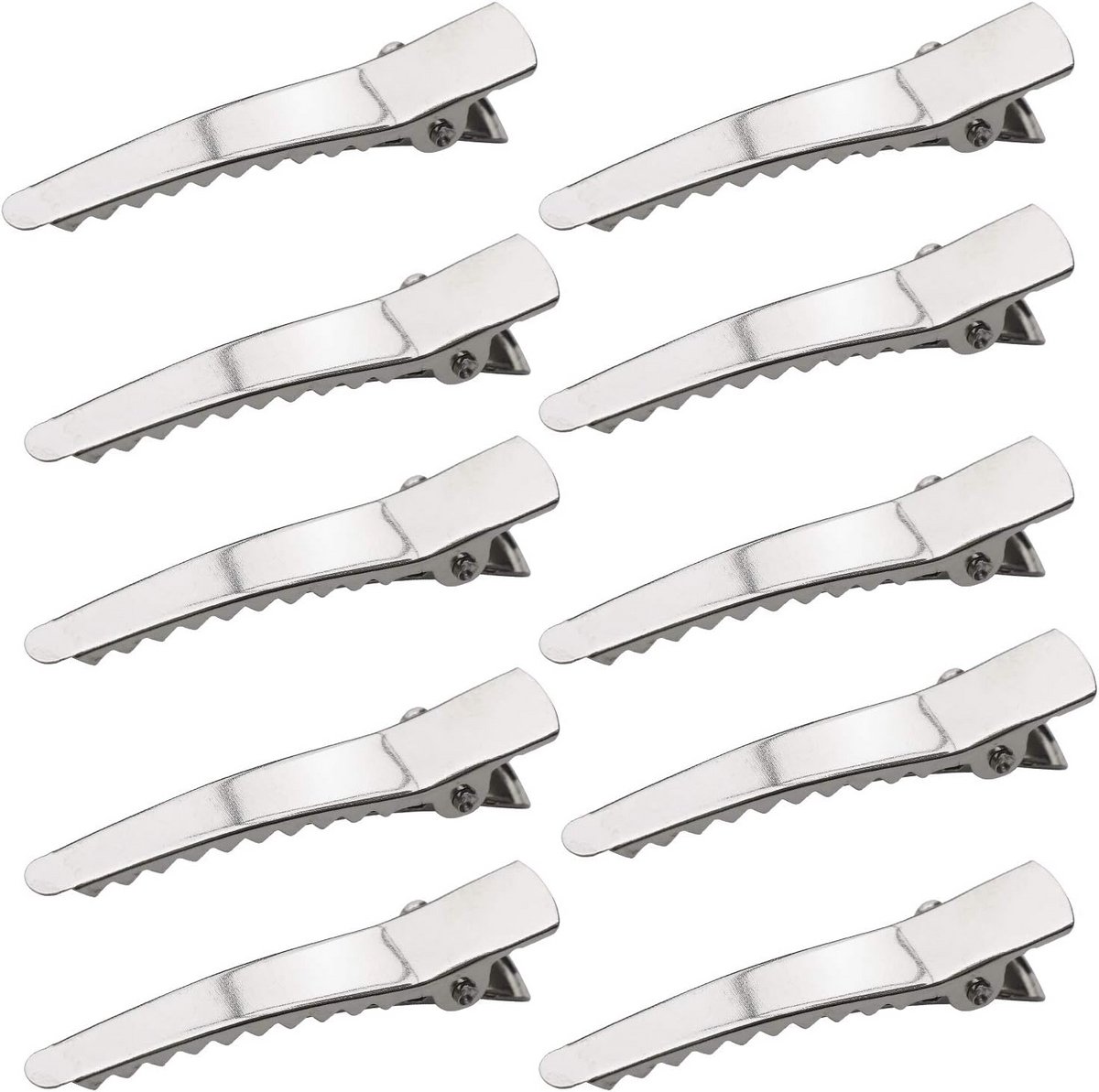 50 Alligator Haarspeldjes - Krokodillengrepen 45 mm voor Kapsels en Creatief Knutselen
