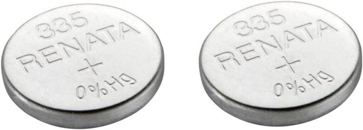 2 x Horlogebatterij 335 Zilveroxide 1.5V - Perfect voor Uw Horloges