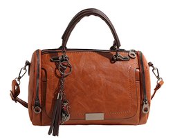 Top 10 Handtassen, Schoudertassen en Crossbodytassen 2026: Dameshandtas PU-leer Bruin met Schouderband
