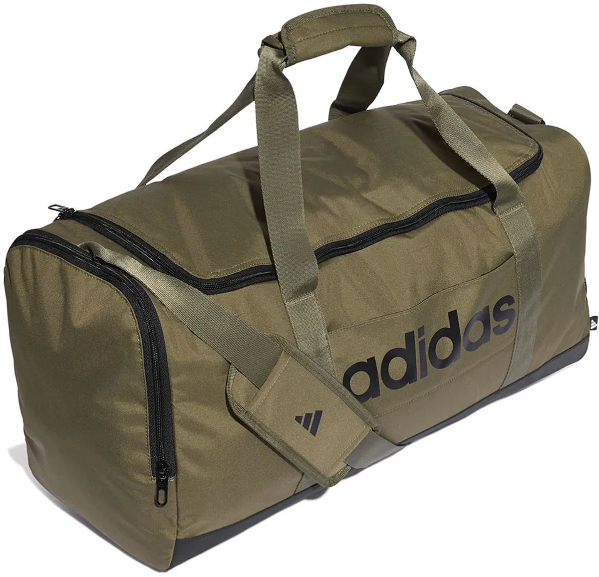 Adidas Sportswear Linear Duffeltas Medium - Unisex - Groen thumbnail 3