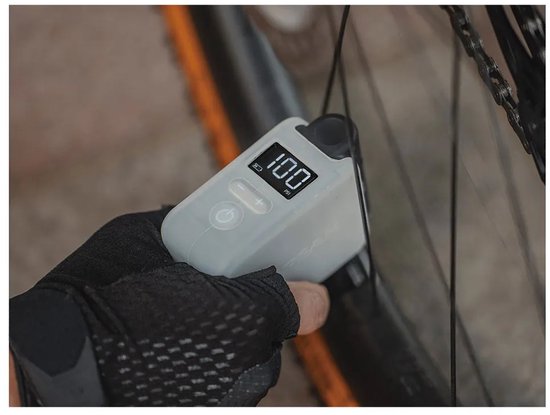 Topeak pomp E-booster digital mini accucompressor van Topeak — afbeelding 3