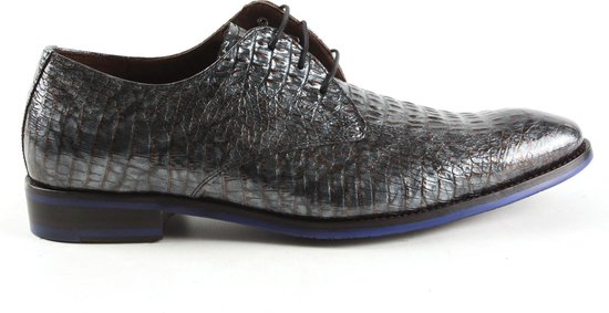 Heren Veterschoenen Floris Van Bommel Floris Van Bommel 18124/04 Antraciet  - Maat 43 | bol.com