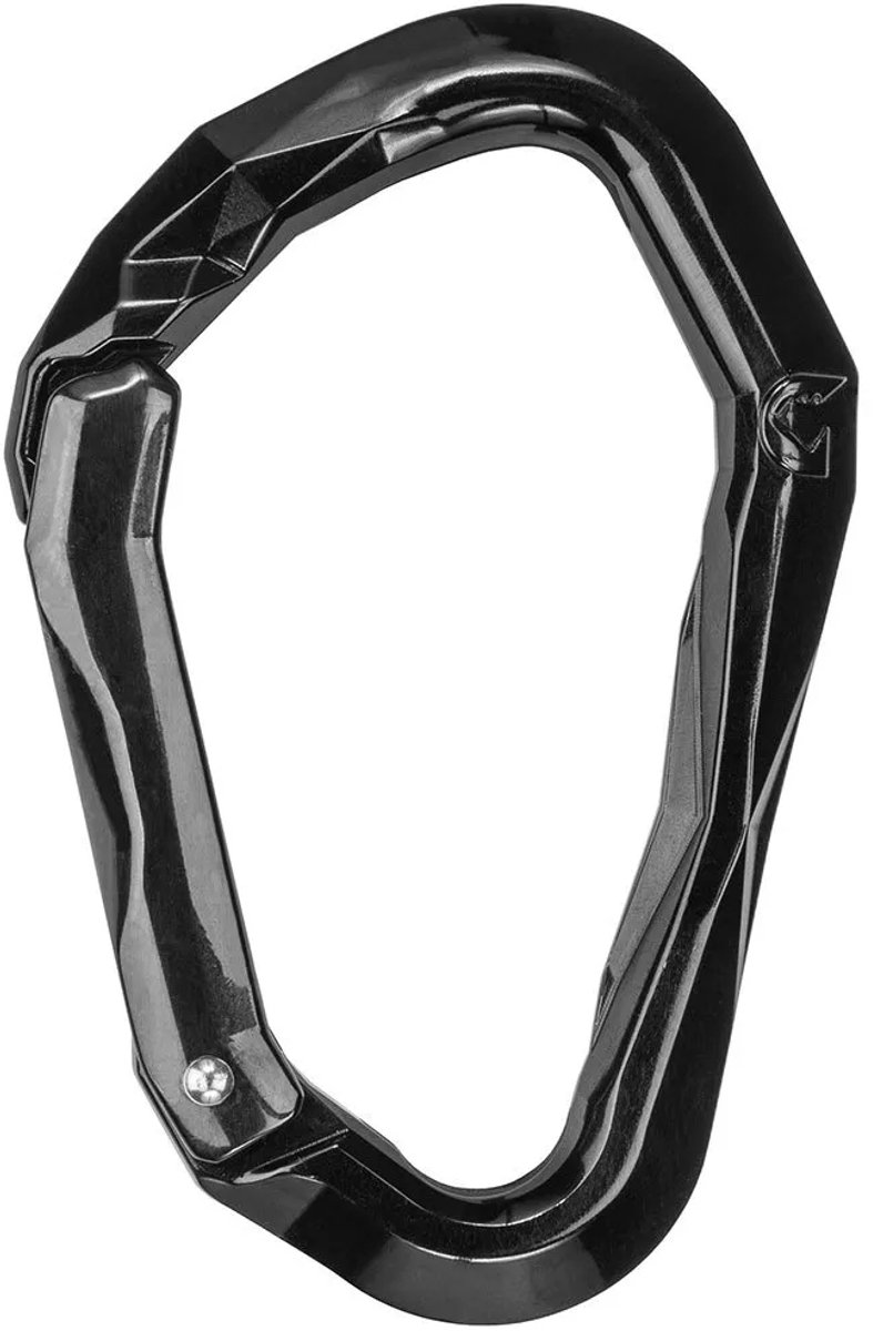 Grivel Stealth Straight Karabijnhaak Zwart