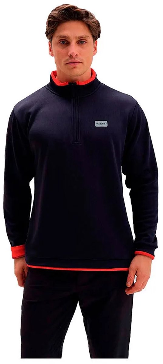 Stuburt Active Tech Fleece Met Halve Rits Man Marineblauw