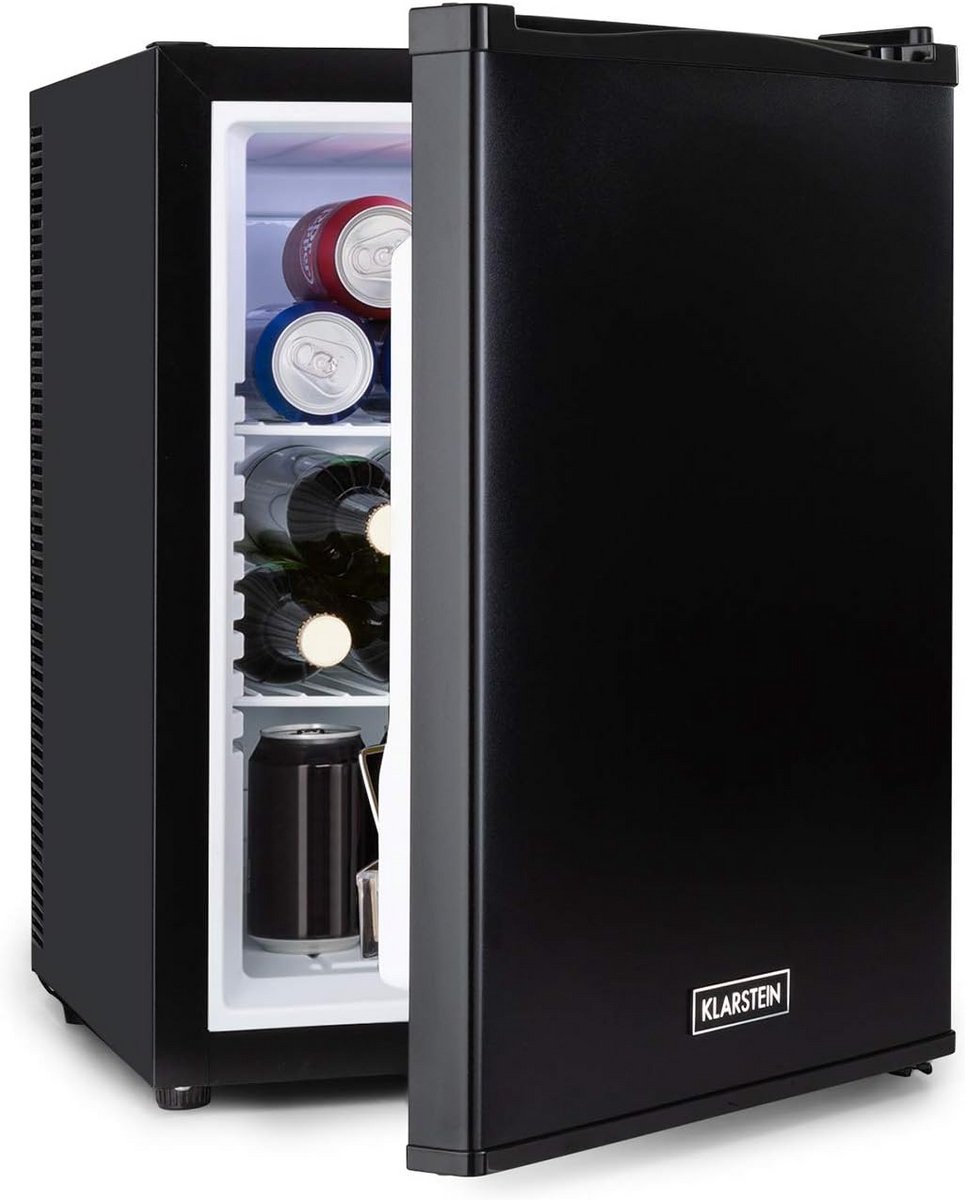 Minibar Koelkast - Geruisloze Drankenkoelkast met LED Verlichting en 37 Liter Capaciteit