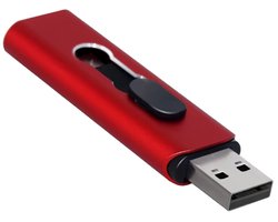 USB-C OTG USB Stick 128GB – Type-C Flash Drive voor Smartphone, Tablet & Laptop – Snelle Pendrive Gegevensopslag, Externe Opslag & USB Flash Drive-Rood