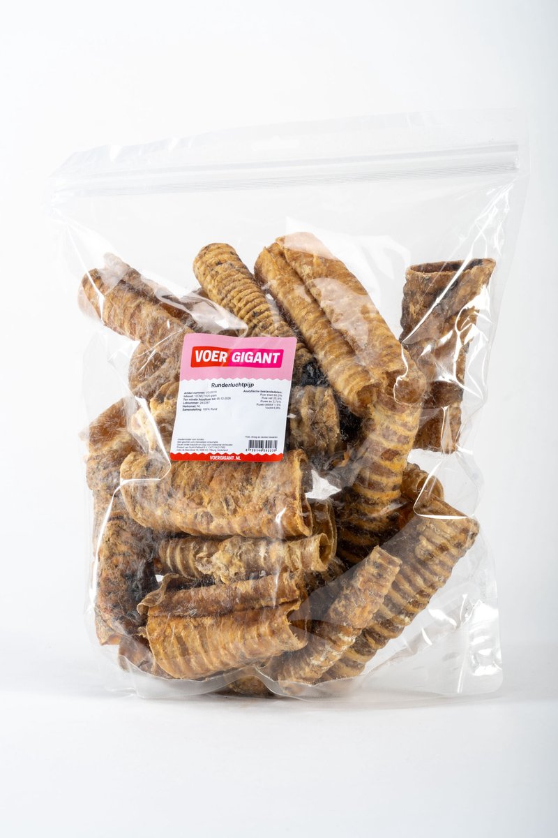 Voergigant - Runderluchtpijp - 1 kg