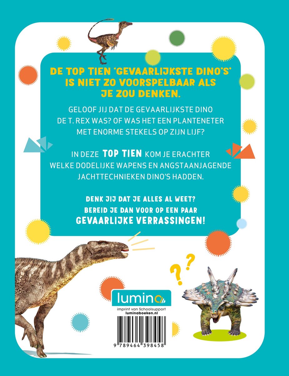 Top tien - Gevaarlijkste dino's, Christina Banfi | 9789464398458 ...