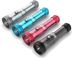 Divepro S18 - Duiklamp - 1800 lumen - Rood