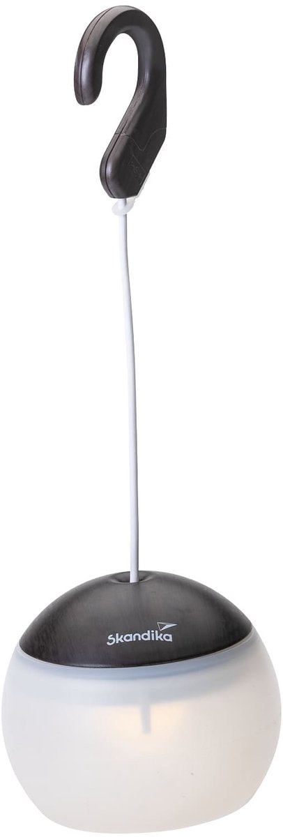 Skandika LED campinglamp Tufjord - 3 lichtmodi, 2000 mAh accu, oplaadbaar, tentlamp, nachtlampje | Lamp voor camping, tuin, decoratie, wandelen