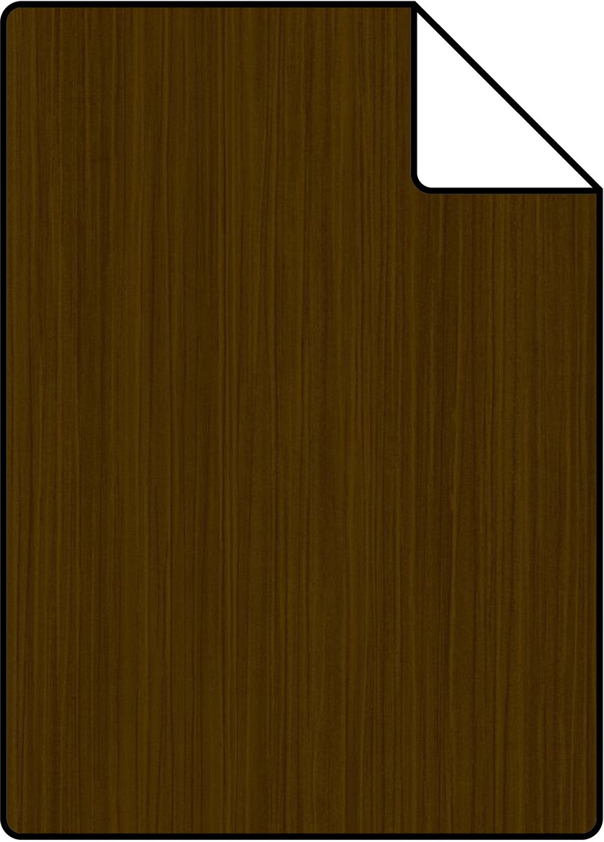 Proefstaal Origin Wallcoverings behang fijne strepen donkerbruin - 26,5 x 21 cm - 345404-S