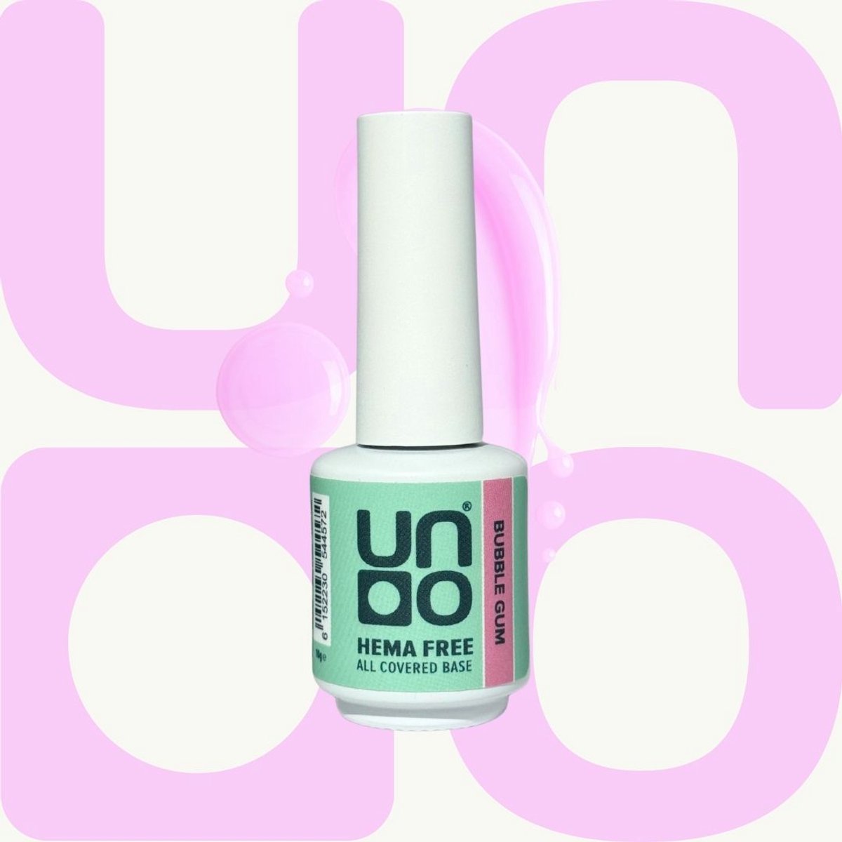 UNO All Covered Base gel - Camouflage base - HEMA-vrij - Bubble Gum (zacht roze) - 10g