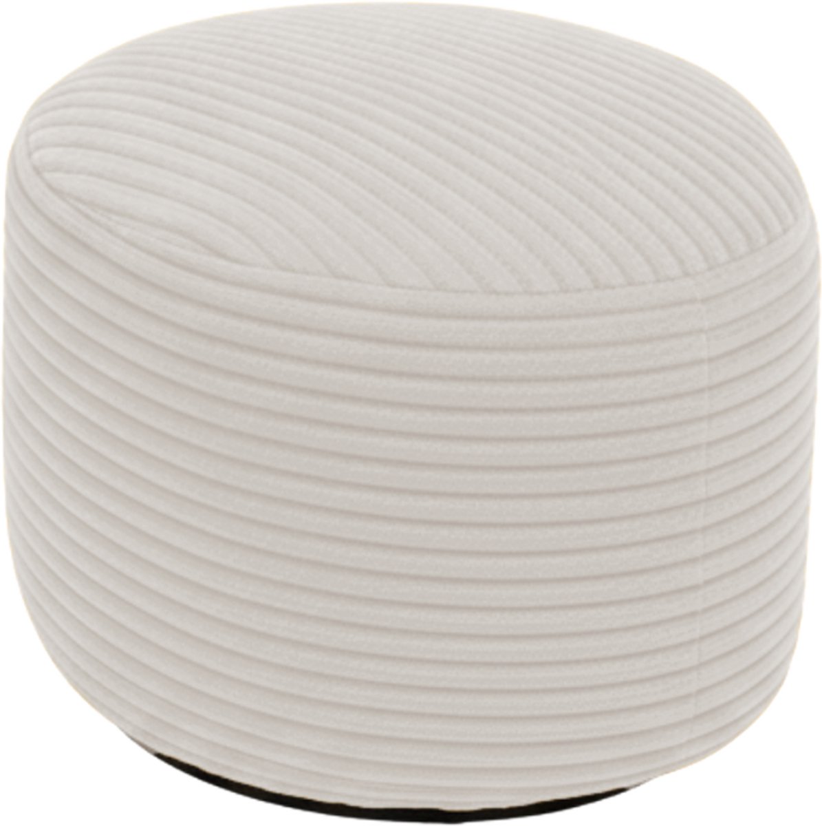 Bananair - Voetenbank - Afneembare hoes - Ribfluweel - 50x30 - Beige