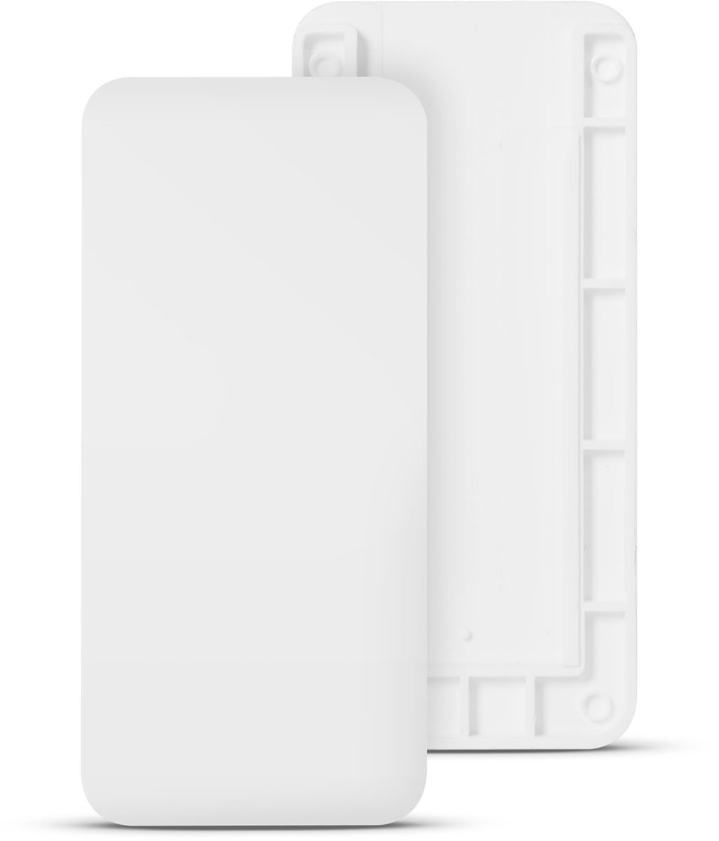 Delight Zelfklevende Wandhouder Met Afneembaar Front – Airco Afstandsbedieninghouder – Universele Montagebeugel Zonder Boren – Verplaatsbaar En Spoorloos Verwijderbaar – Max. 5 kg – 100 × 45 mm – Wit [11115]