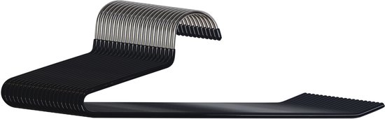 Lot de 20 cintres pour pantalons - antidérapants - noirs