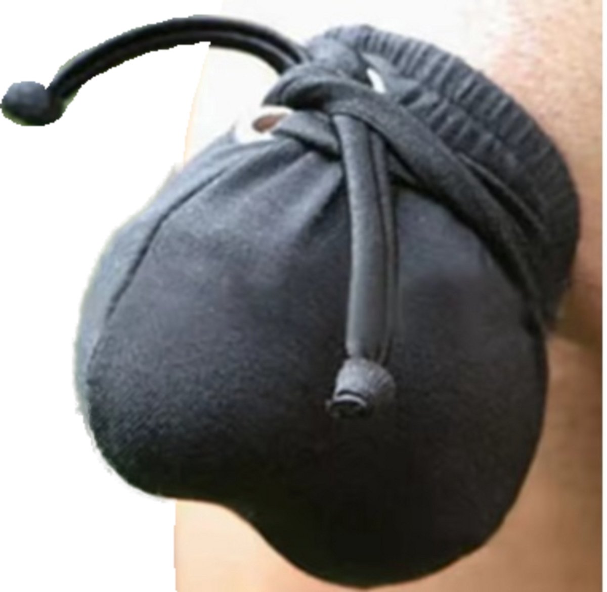 BamBella ® - Penis sleeve - maat Onesize - Sexy erotische heren onderbroek zwart mannen rollenspel valentijnsdag