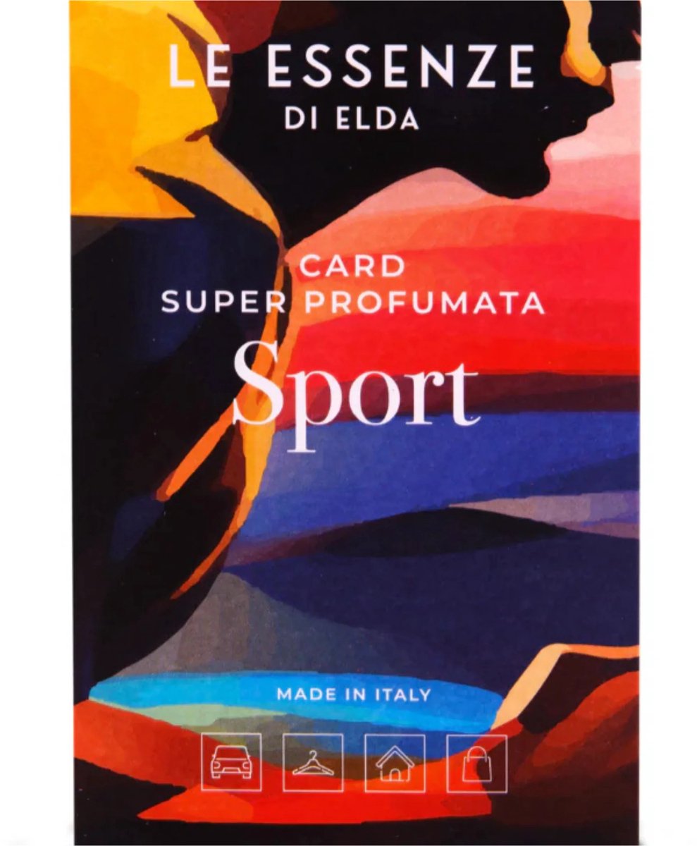 Wasparfum Geurkaart - Le Essenze di Elda - Sport