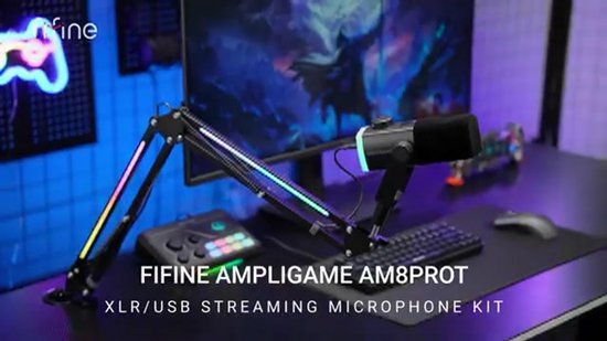 FIFINE XLR Mikrofon mit Arm, USB PC Aufnahme Gaming Mikrofon mit Stummschalttaste, für YouTube Podcast Konferenzen PS4/5 Mac Mixer Soundkarte FIFINE XLR Mikrofon mit Arm, USB PC Aufnahme Gaming Mikrofon mit Stummschalttaste, für YouTube Podcast Konferenzen PS4/5 Mac Mixer Soundkarte