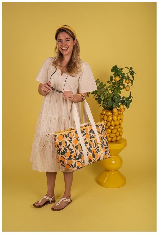 Zebra Trends Elise Strandtas - Natgoedvak - Ritsvak - Praktisch - Stijlvol - Citroen