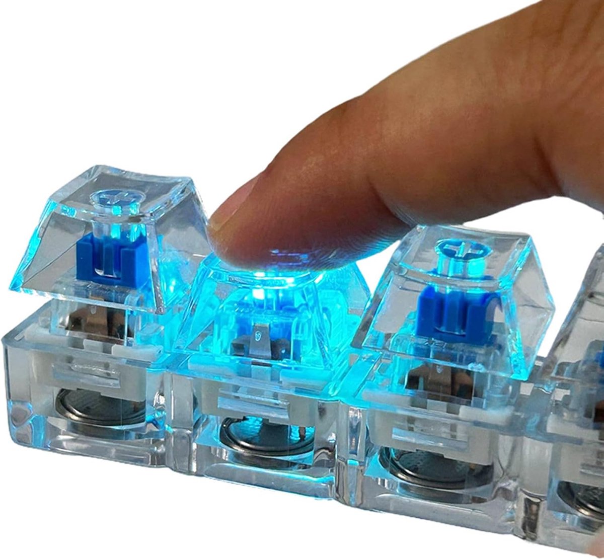 LED Verlicht Toetsenbord Klikt Sleutelhanger Sleutelhanger Tester Voor Angstverlichting En Sensorische Stimulatie In Duurzaamheid Ontwerpen