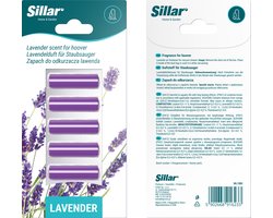 Sillar geurstaafjes voor stofzuiger - stofzuigerverfrisser - geur voor in de stofzuiger - lavendelgeur - 5 stuks