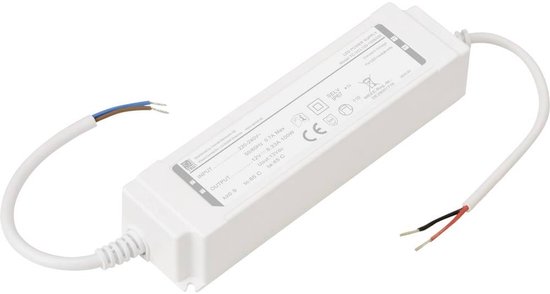 Foto: Tru components tc ycl100 1208330 led transformator ip67 constante spanning 18 w 8 33 a 11 4 12 6 v dc 1 stuk s 