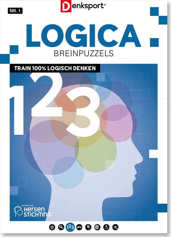 Denksport Puzzelboek Logica Breinpuzzels, editie 1