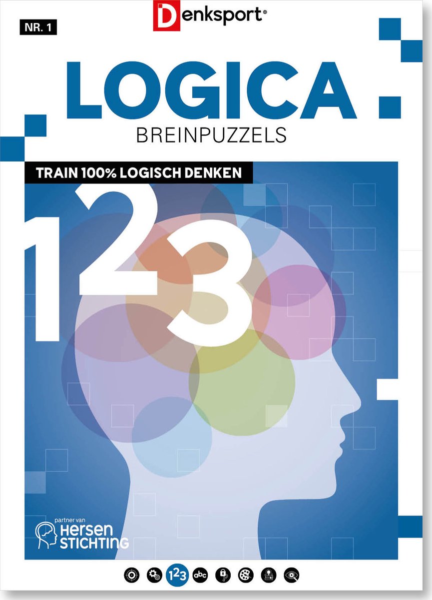 Denksport Puzzelboek Logica Breinpuzzels, editie 1