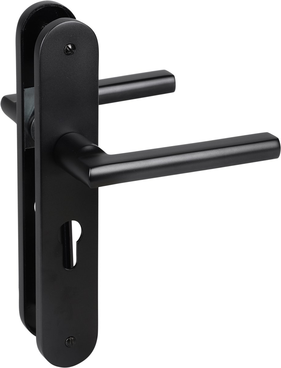Impresso Redhill kruk/schild - vierkant - PC55 - schroef - aluminium - zwart
