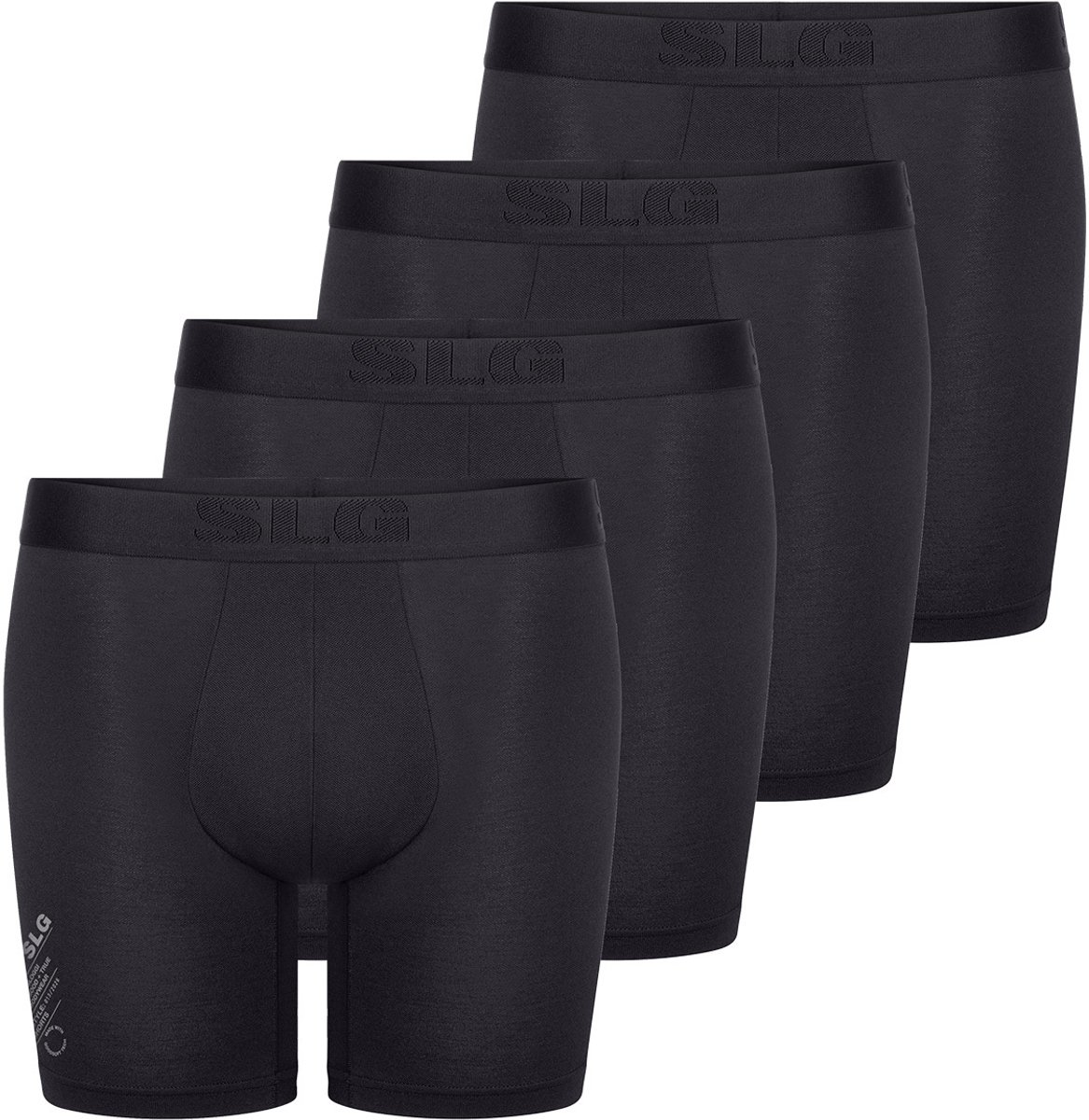 sloggi Heren lang short / pant 4 pack SLG Base Soft