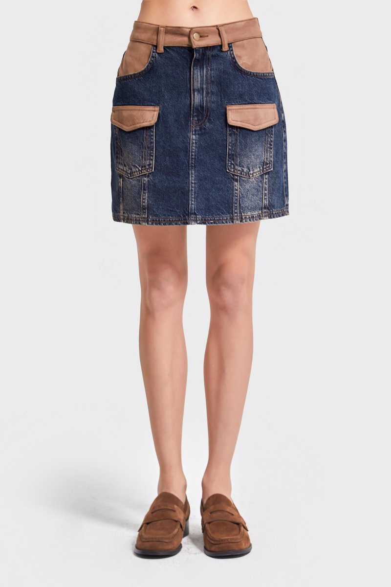 It's Basic - Mini Denim Skirt